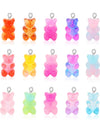 MULTICOLOR GUMMY BEAR CHARM NECKLACE