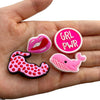 Funky Pick & Mix Pink Croc Charm 10xPack