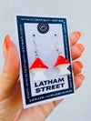 3D CHUNKY SHROOM CHARM EARRINGS