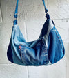 Big Love Branded XL Denim Slouch Bag