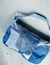 Big Love Branded XL Denim Slouch Bag