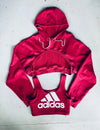 Hyper ReMade Branded Ultra Crop & Vest Set