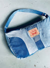 Big Love Branded XL Denim Slouch Bag